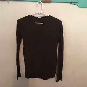 JCrew brown long sleeve Shirt